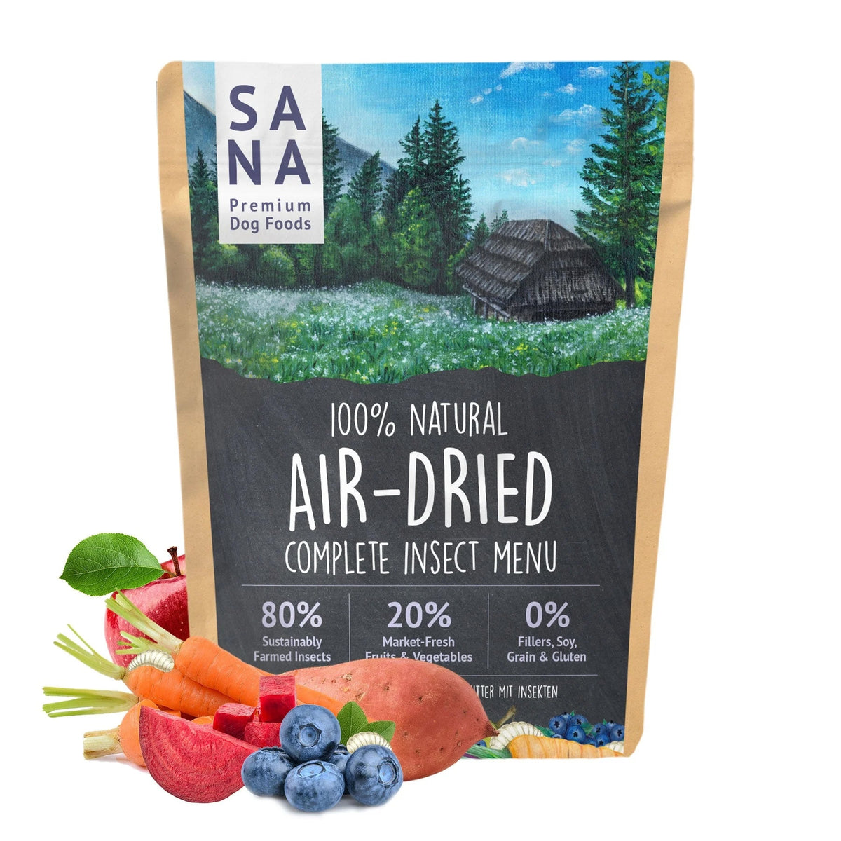 Sanadog Trocken Menü Insekten