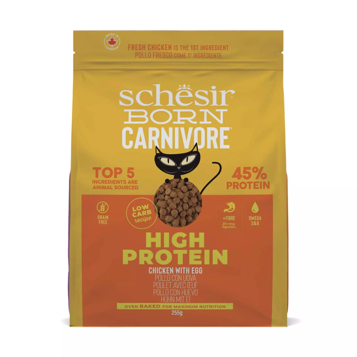 Schesir Cat Born Carnivore 255g