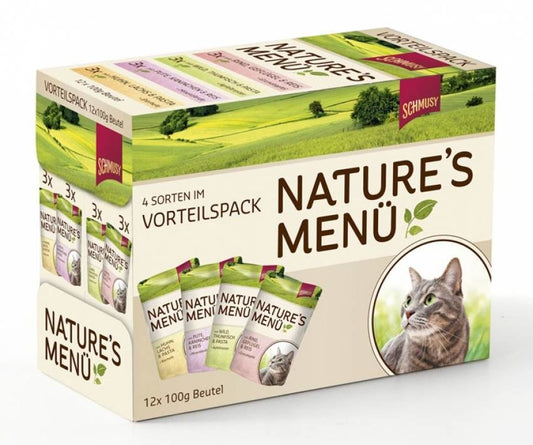 Schmusy Nature Menü Pouch Multipack 12x100g