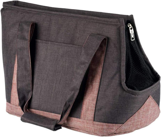 Trixie Tasche Hailey 22 × 31 × 45cm, grau/rosa