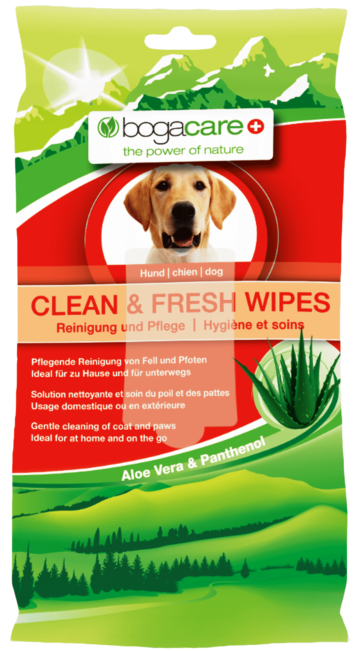 Bogacare Clean & Fresh Wipes Hund 15Stk