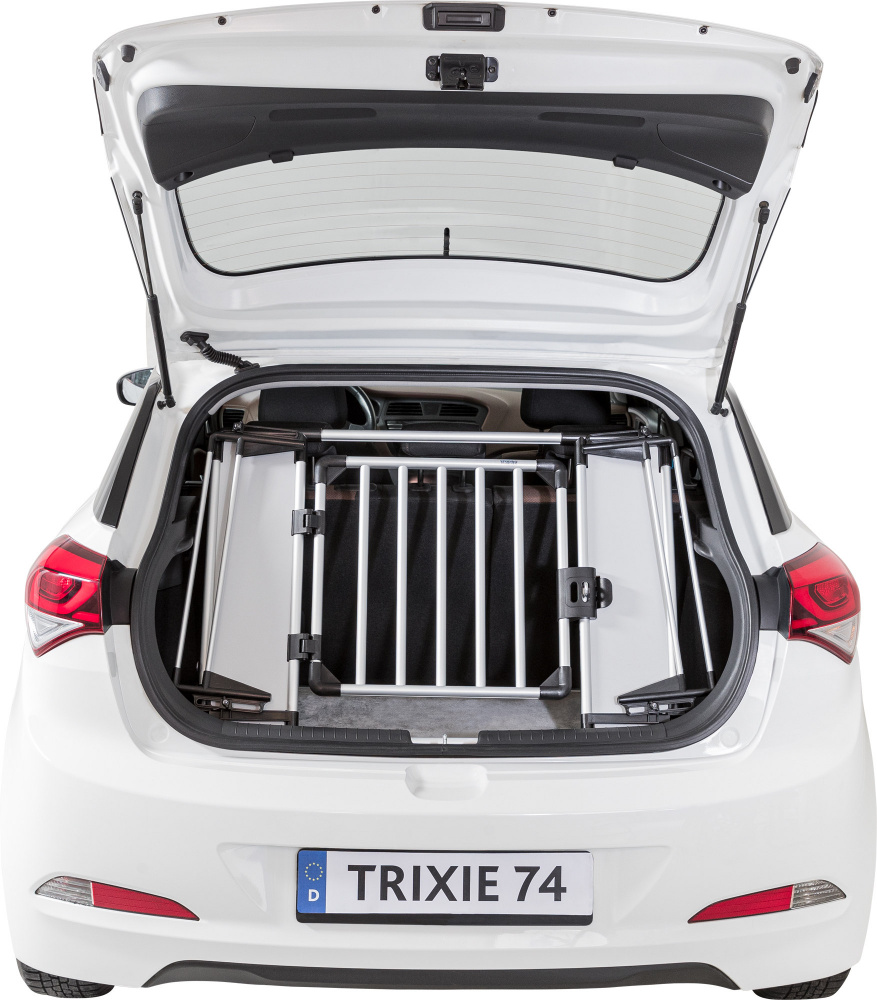 Trixie Universal-Heckgitter 94-114x69cm, silber/schwarz