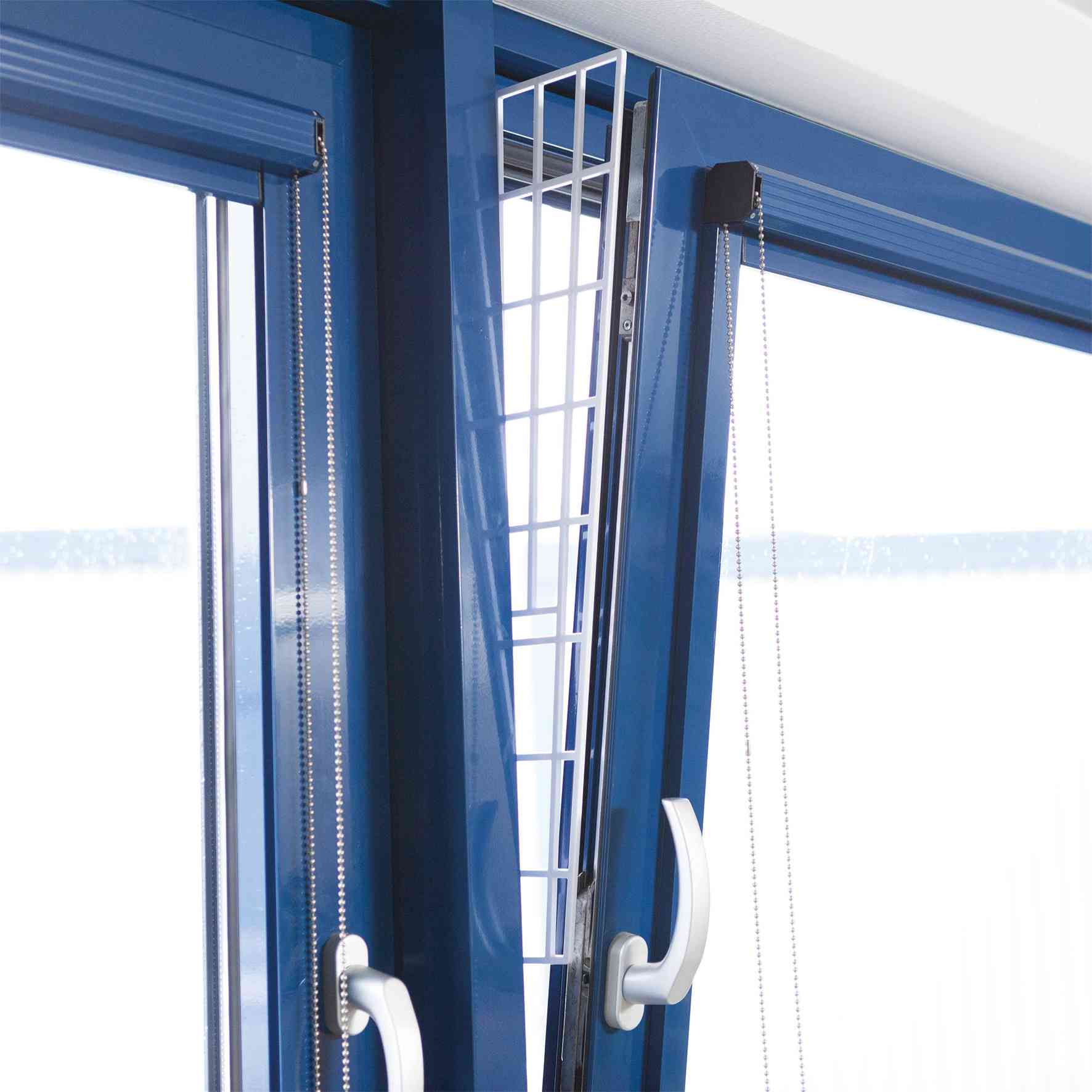 Trixie Schutzgitter für Fenster, Seitenteil 62 × 16/7cm, weiß