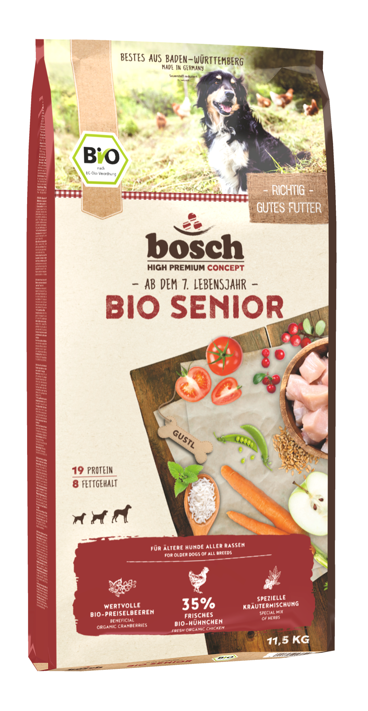Bosch Bio Senior Hühnchen+Preiselbeere