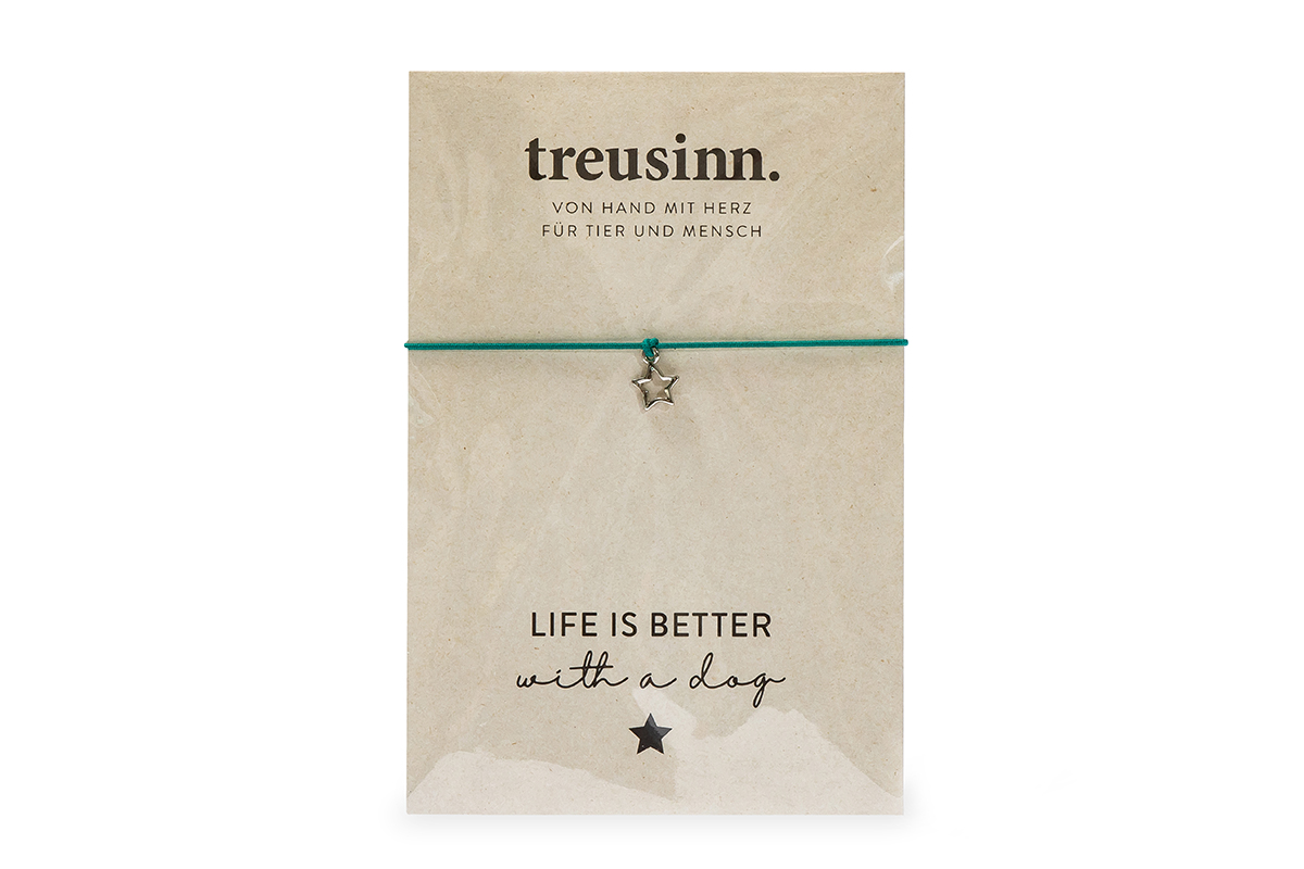 Treusinn Armband BUDDY "Life is better"