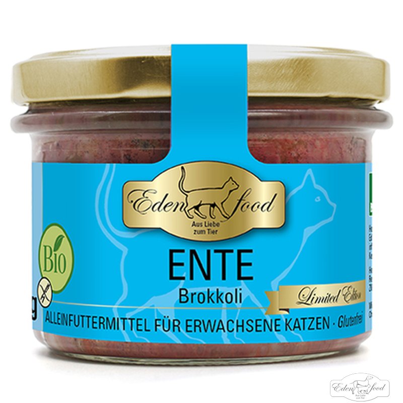 Edenfood Katzenmenü Bio-Ente - limited edition 200g