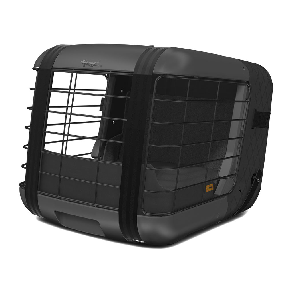 4Pets Dog Caree Transportbox Black Series