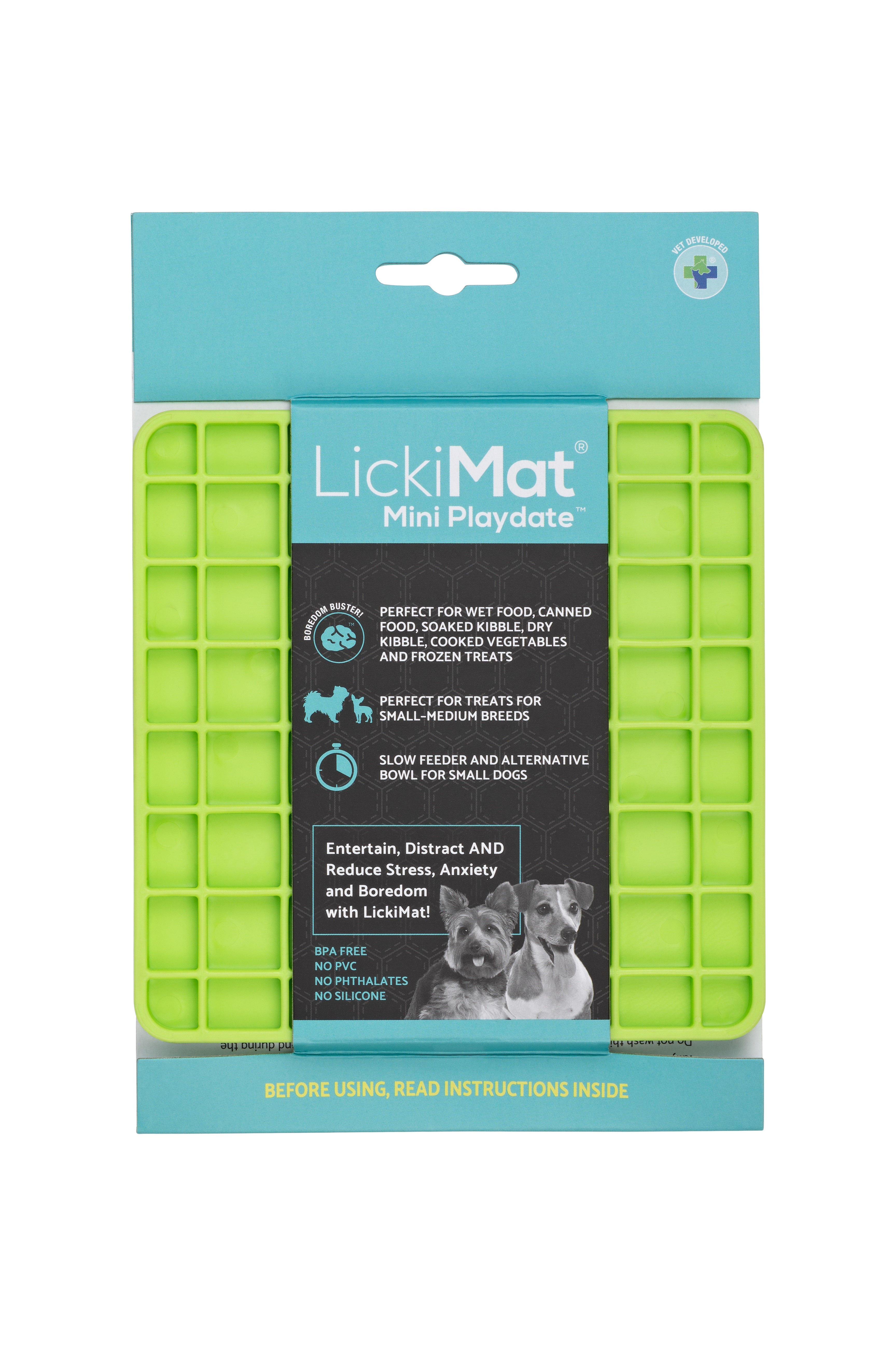 LickiMat MINI Playdate green