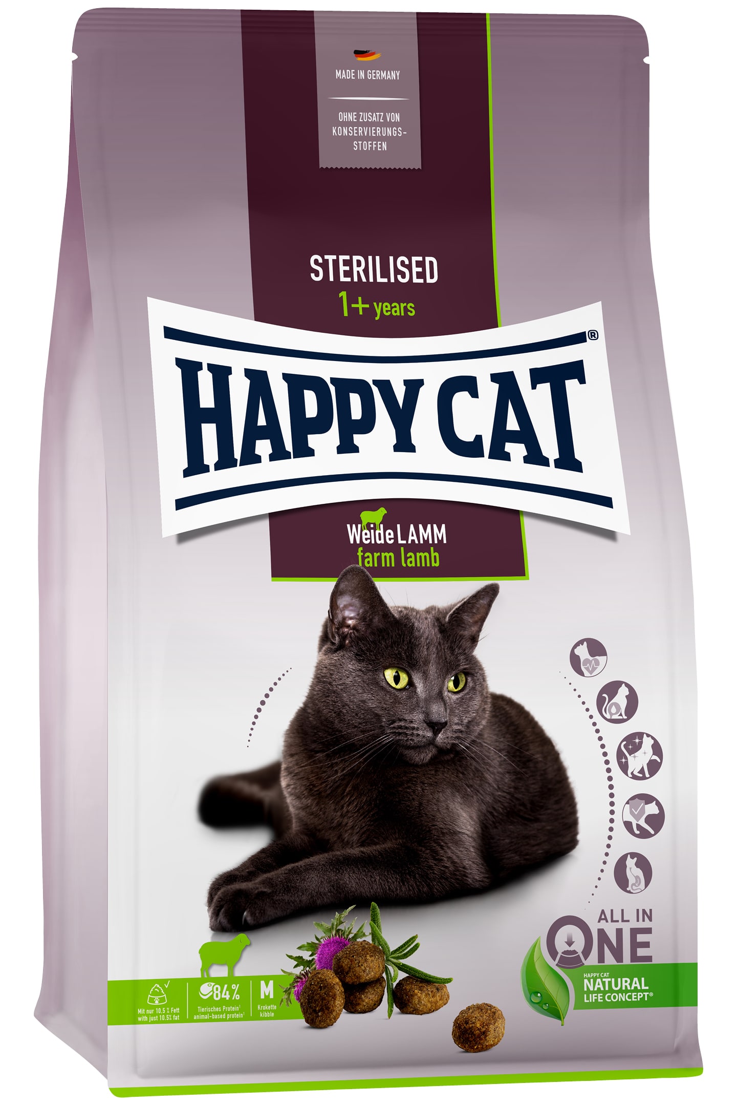 Happy Cat Supreme Adult Sterilised WeideLamm