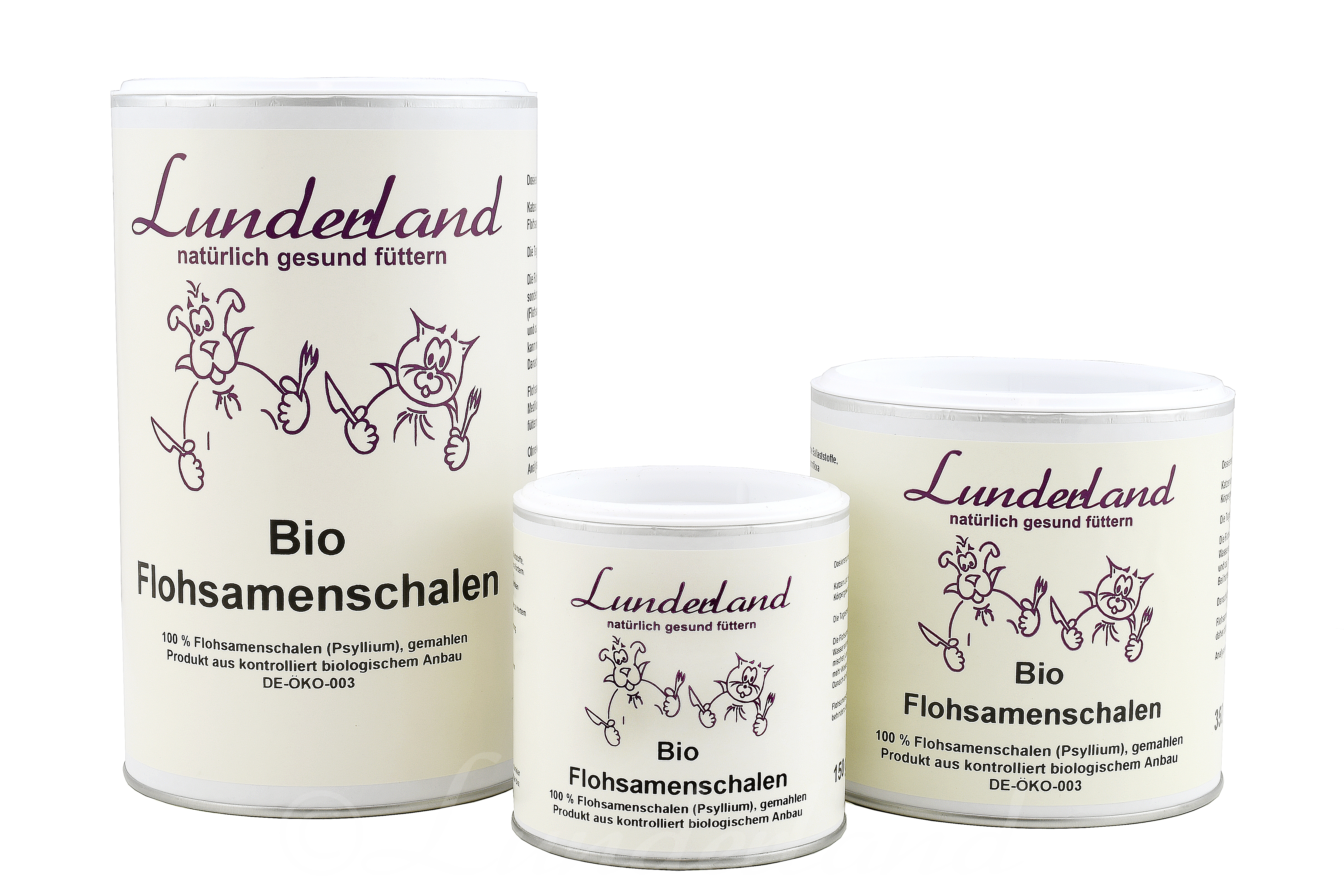 Lunderland Bio-Flohsamenschalen