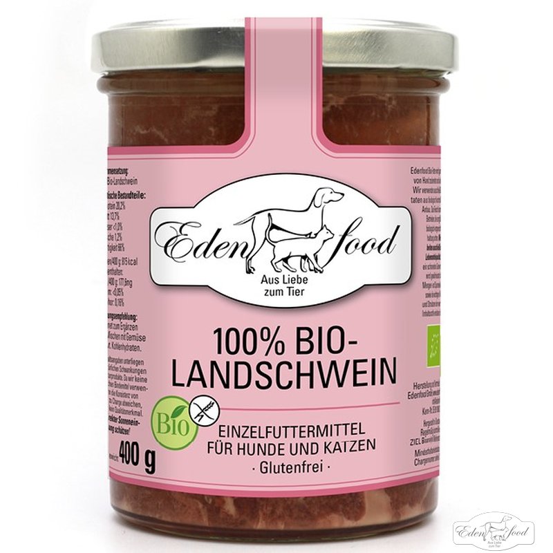 Edenfood 100% Bio-Landschwein 400g