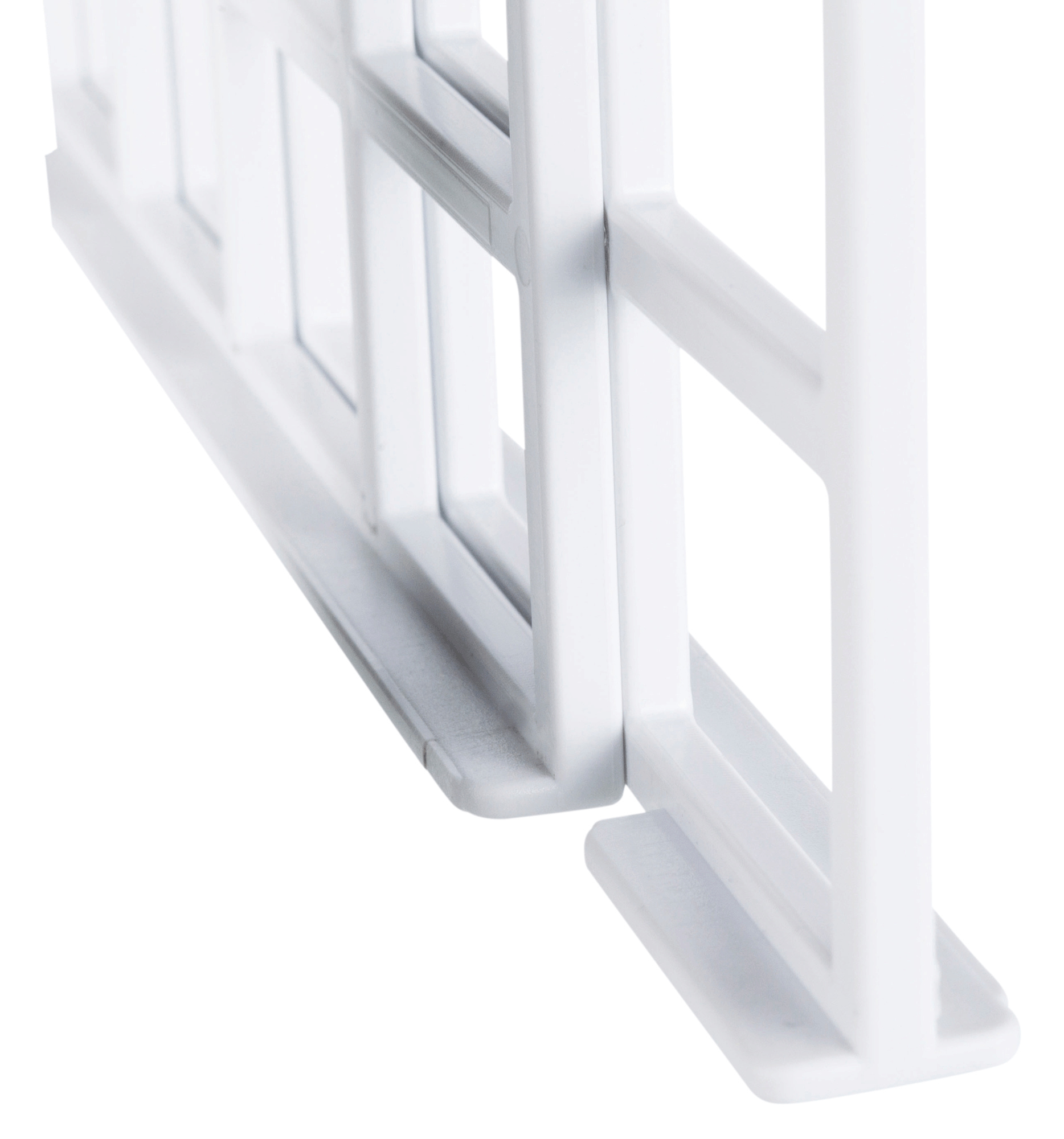 Trixie Schutzgitter für Fenster, oben/unten, ausziehbar 75125 × 16cm, weiß