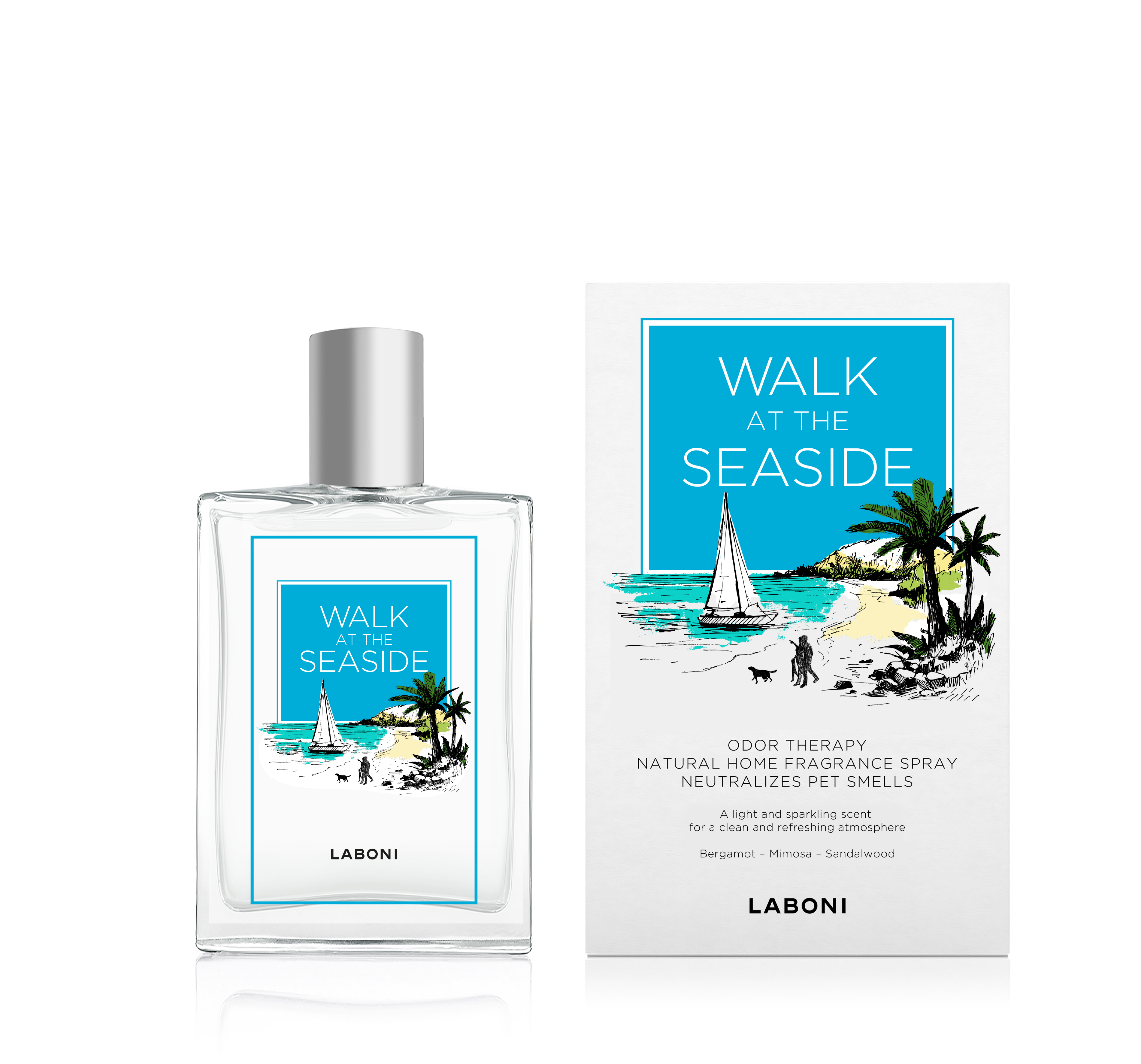 Laboni Duft-Spray Walk at the Seaside blau 100ml