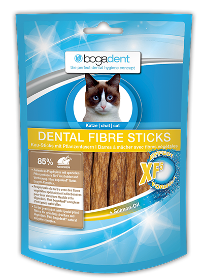 Bogadent Dental Fibre Sticks Katze 50g
