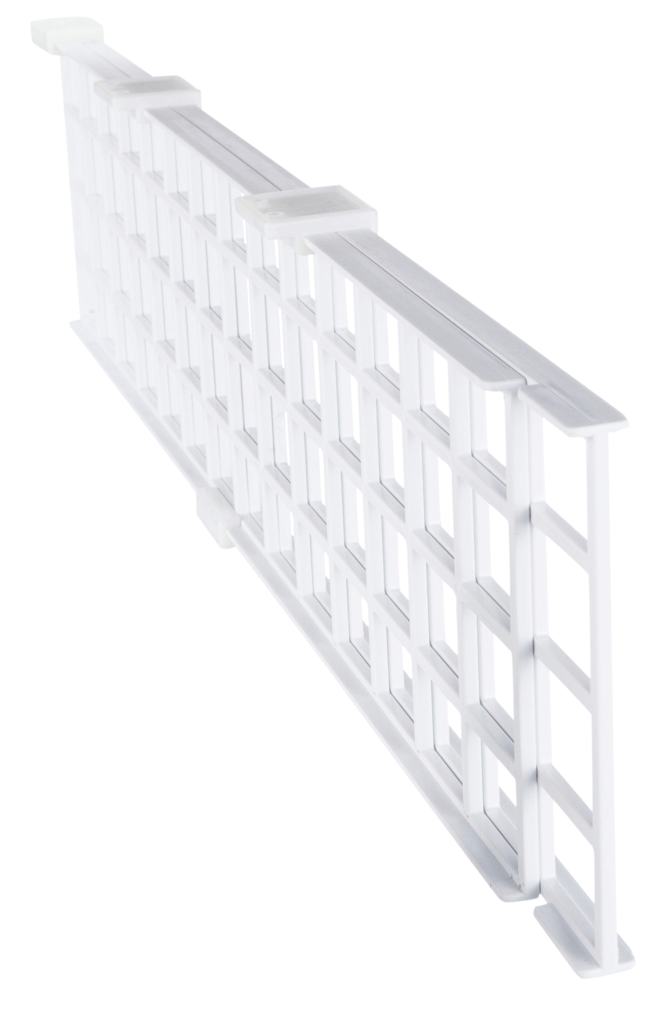 Trixie Schutzgitter für Fenster, oben/unten, ausziehbar 75125 × 16cm, weiß