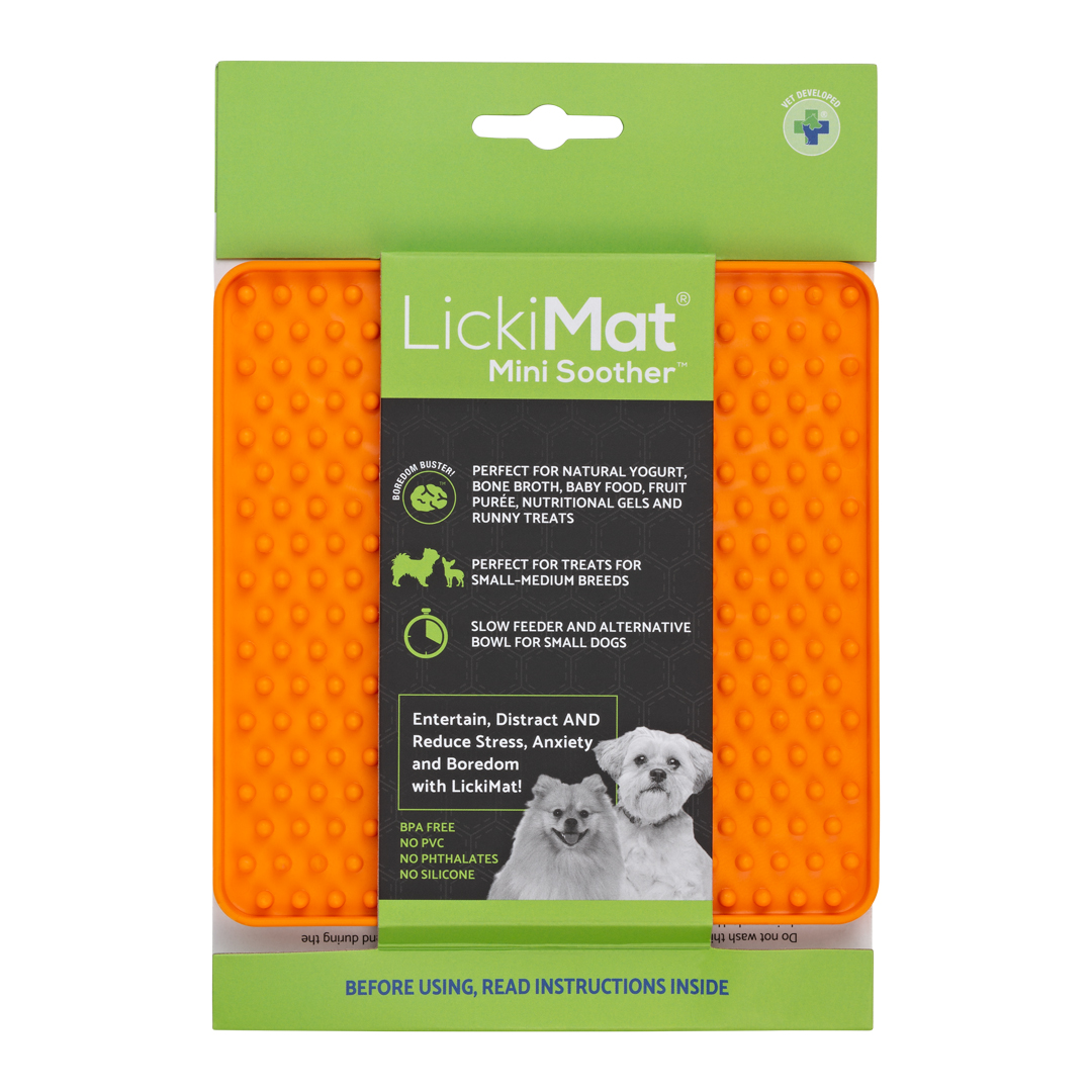 LickiMat MINI Soother orange