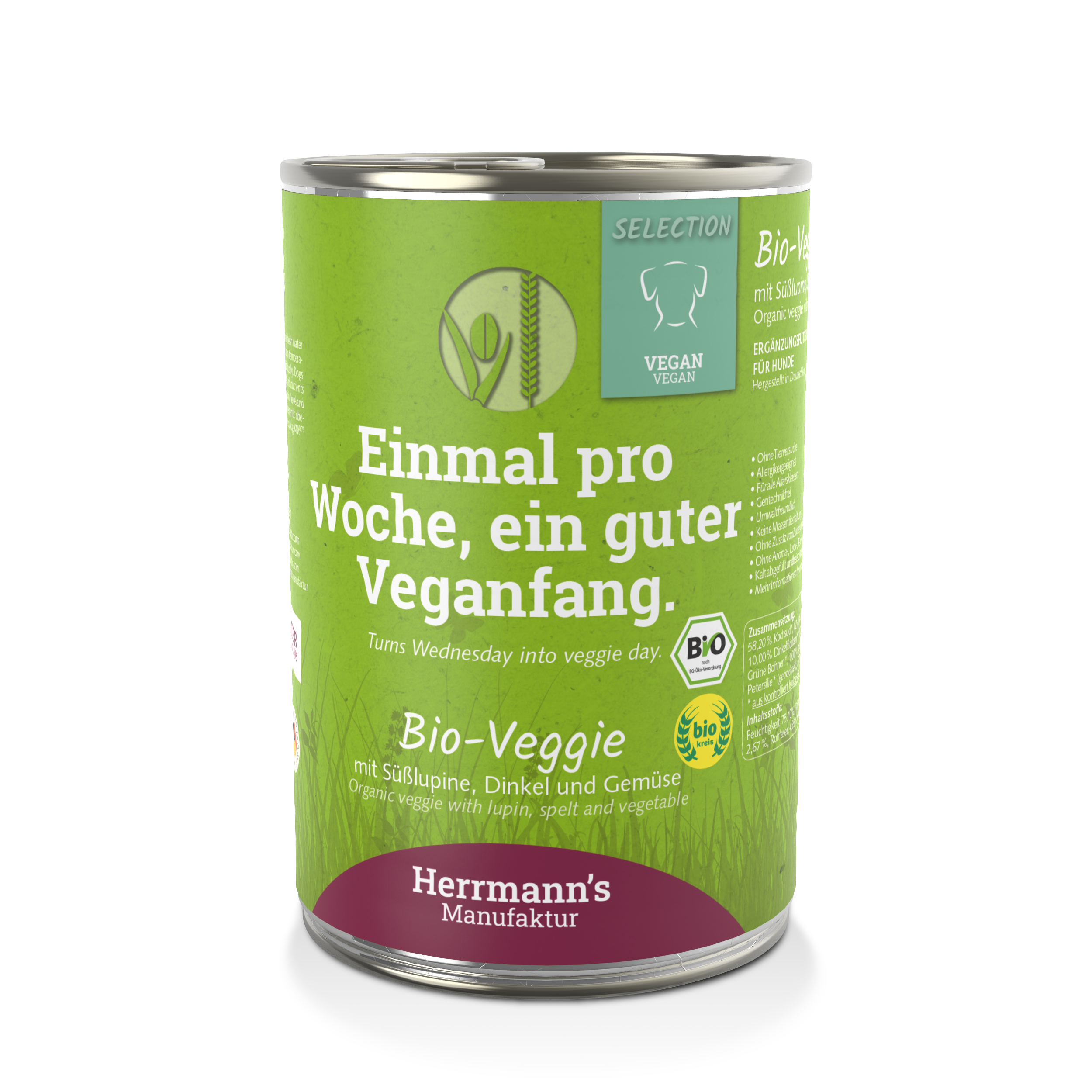Herrmann's Selection Vegan Bio Veggie mit weißer Süßlupine 400g