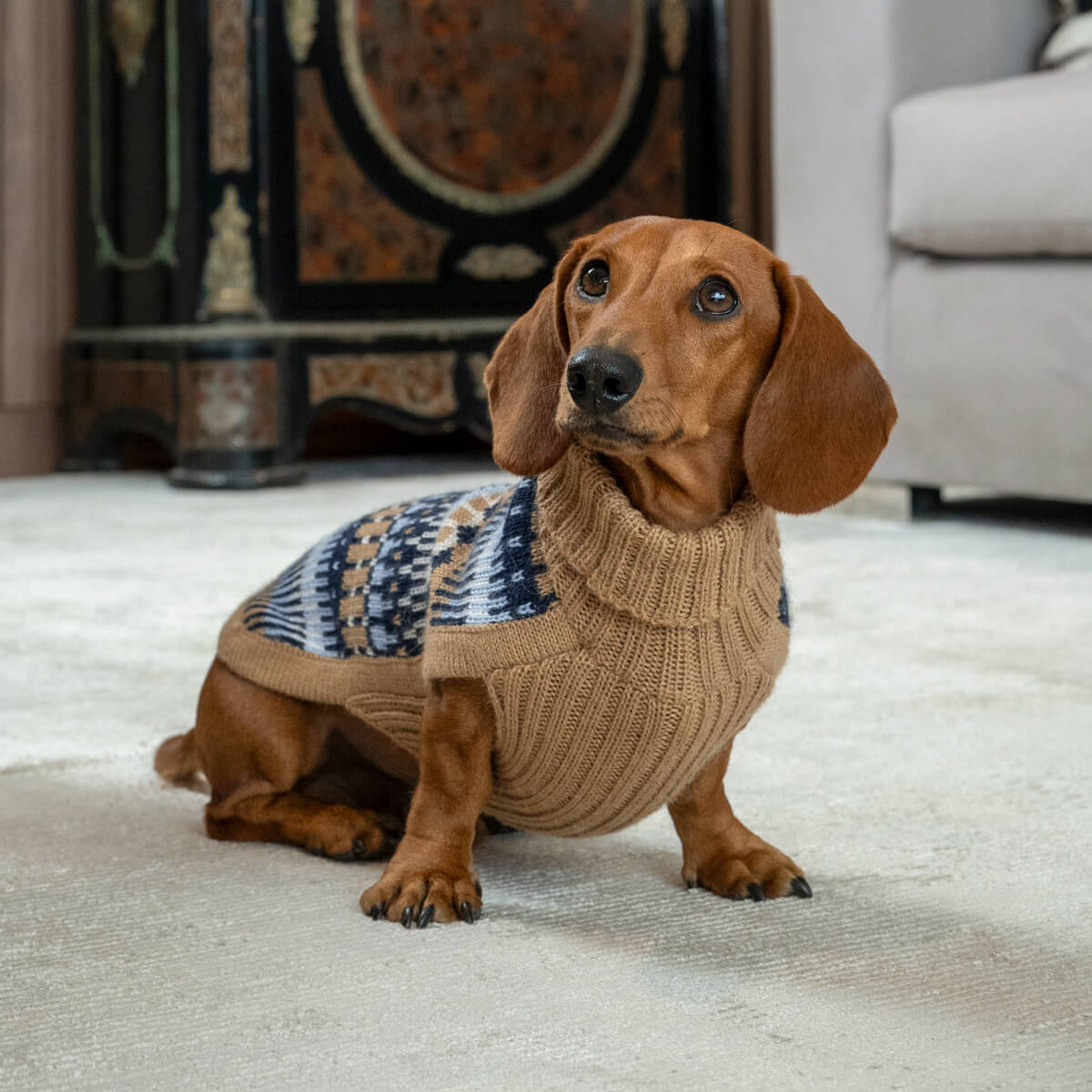 Alqo Wasi Hunde-Pullover Ice Magic Navy