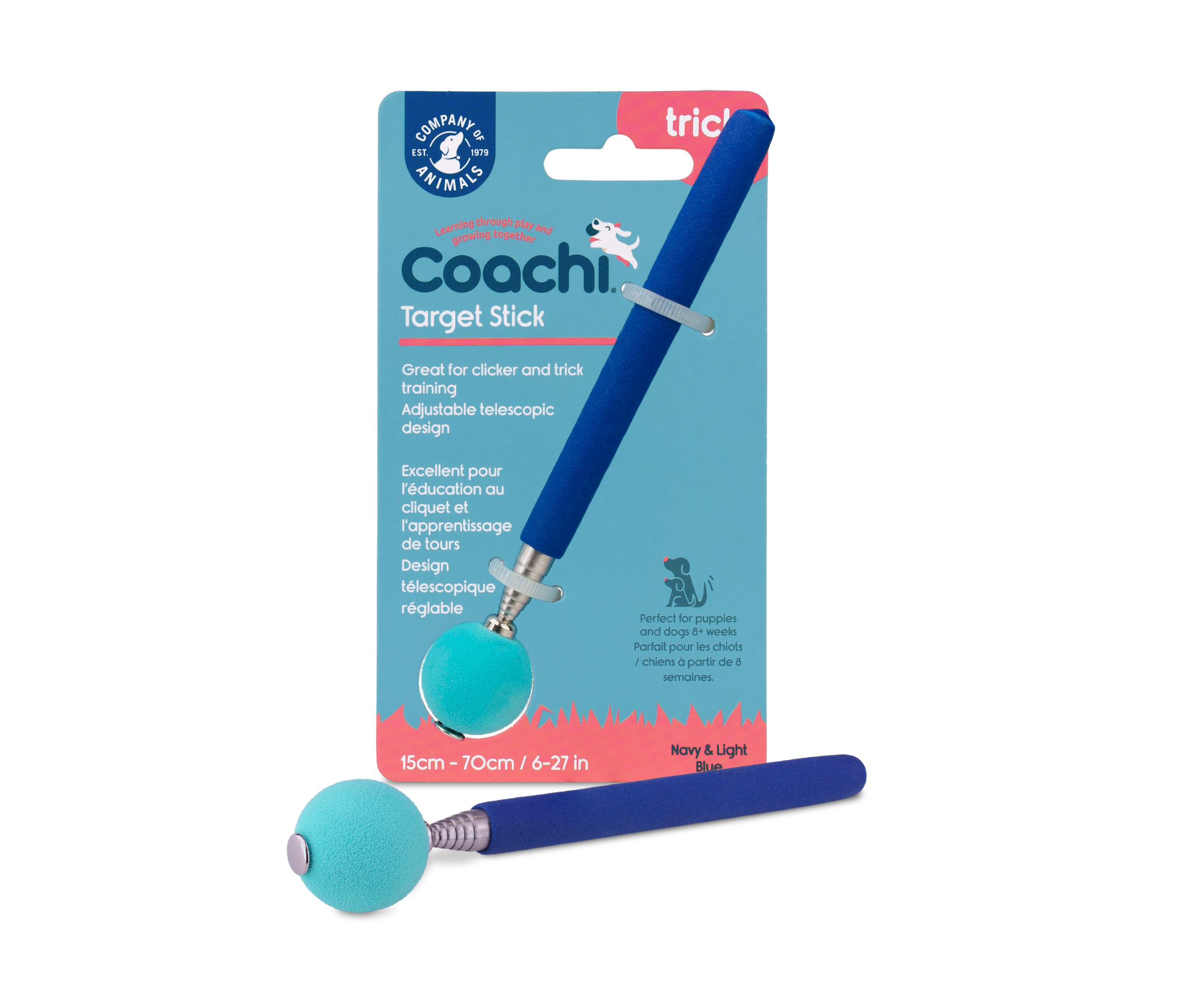 CoA Coachi Target Stick Navy & Light Blue