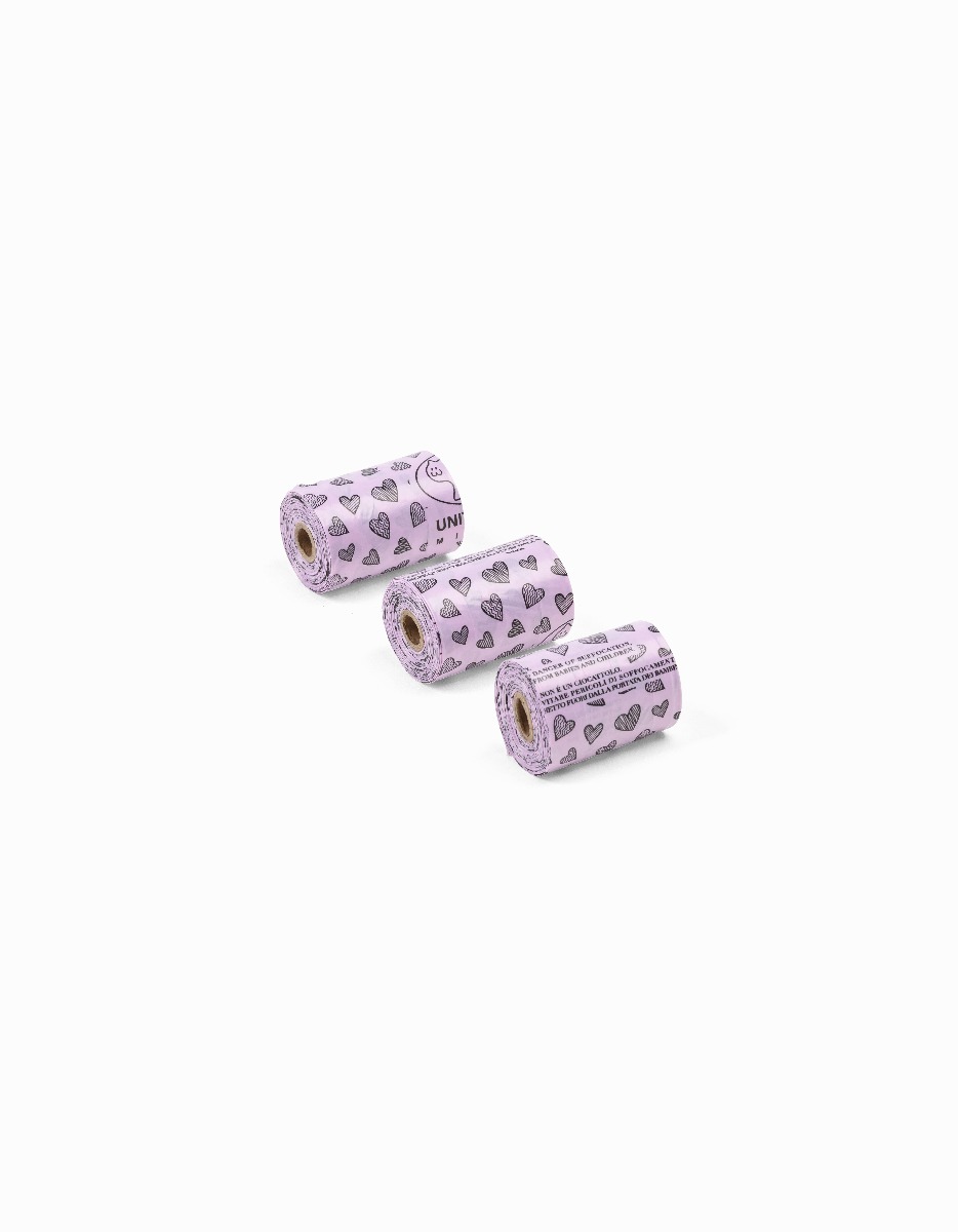 United Pets BON TON Nano - Nachfüllpack Kotbeutel pink