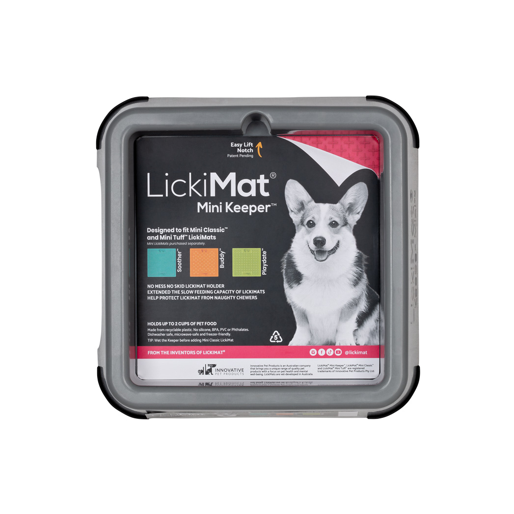 LickiMat MINI Keeper grey