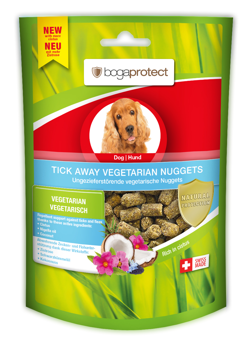 Bogaprotect Tick Away Vegetarian Nuggets Hund 100g